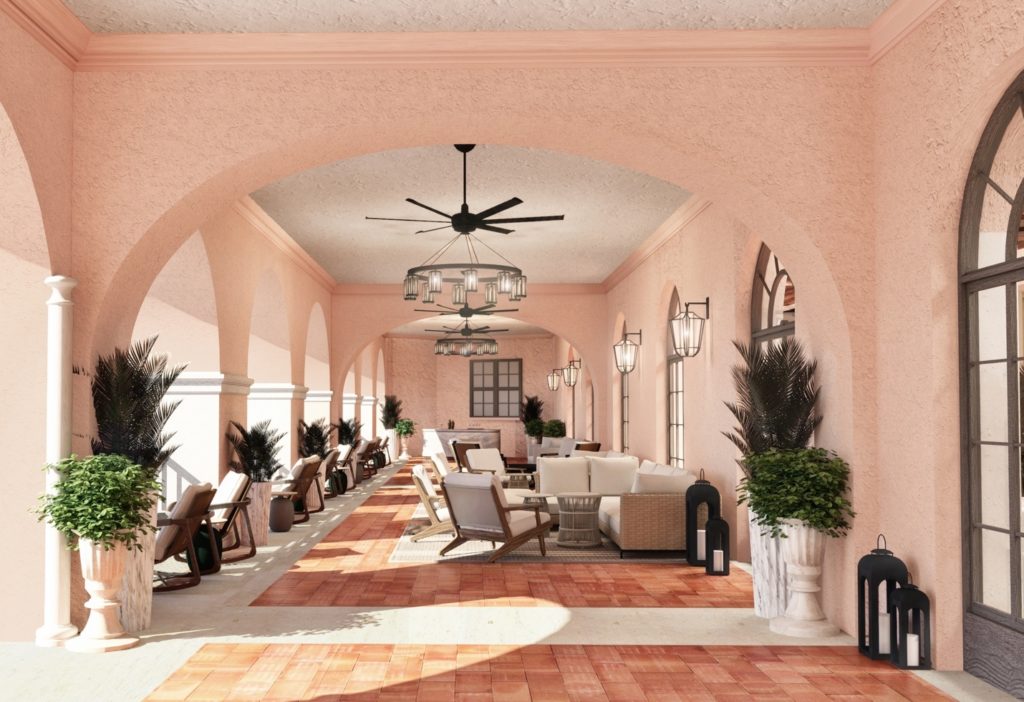 The Vinoy St. Petersburg Resort & Golf Club's spacious veranda will be given an upgrade.